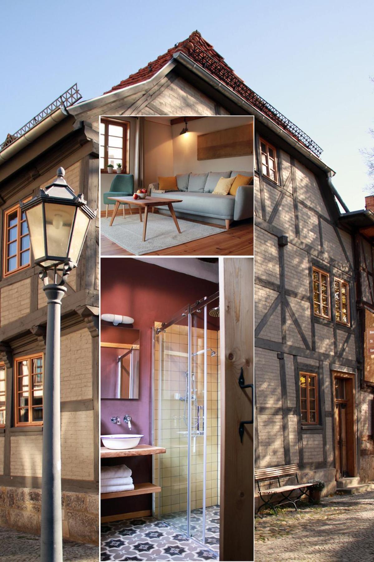 Ferienhaus -Kaisereinsde - In Lehmbauweise Parken Gratis クヴェードリンブルク エクステリア 写真