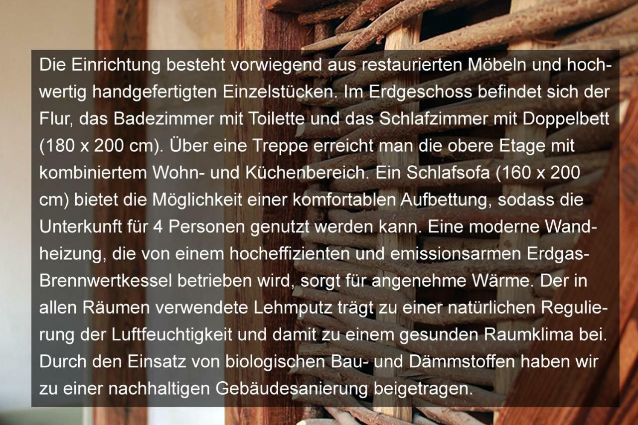 Ferienhaus -Kaisereinsde - In Lehmbauweise Parken Gratis クヴェードリンブルク エクステリア 写真